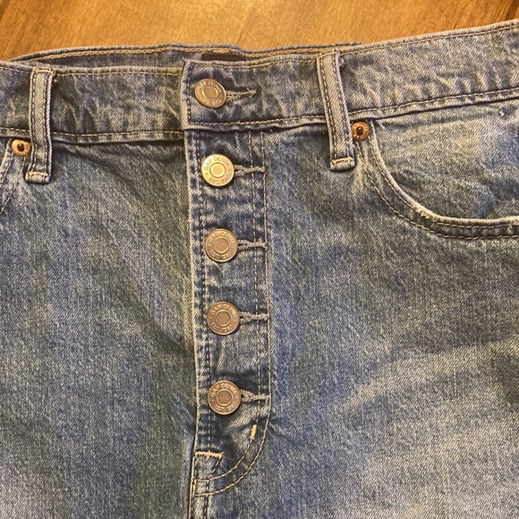 Jean skirt. Only warn a few times smoke free house - Picture 3 of 4